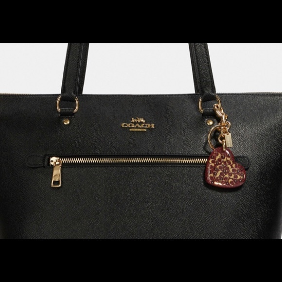 Gorgeous authentic coach Valentine’s heart bag charm! - Picture 2 of 2